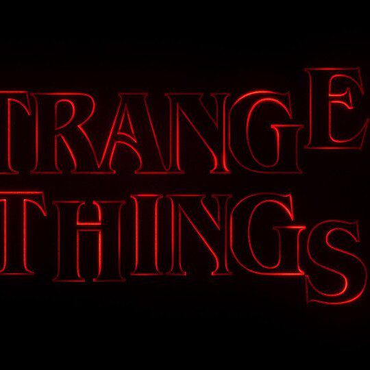 Stranger Things opening titles