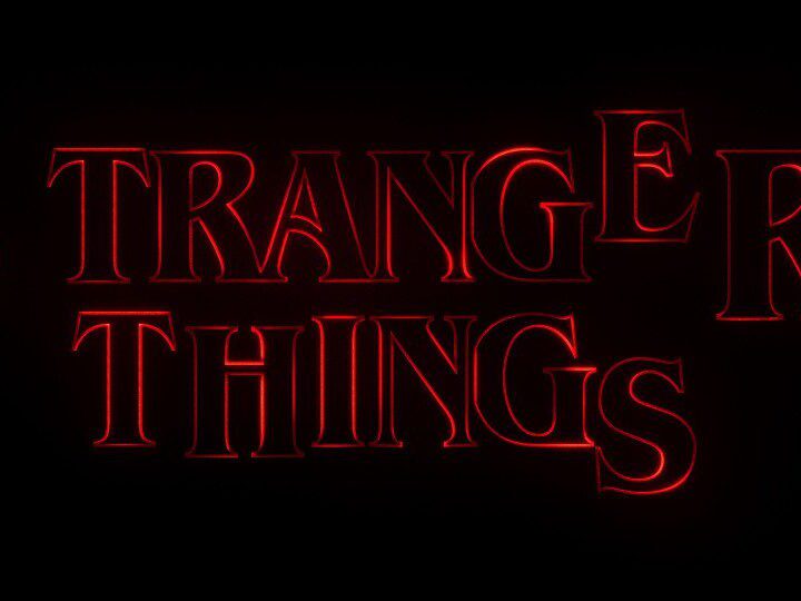 Stranger Things opening titles