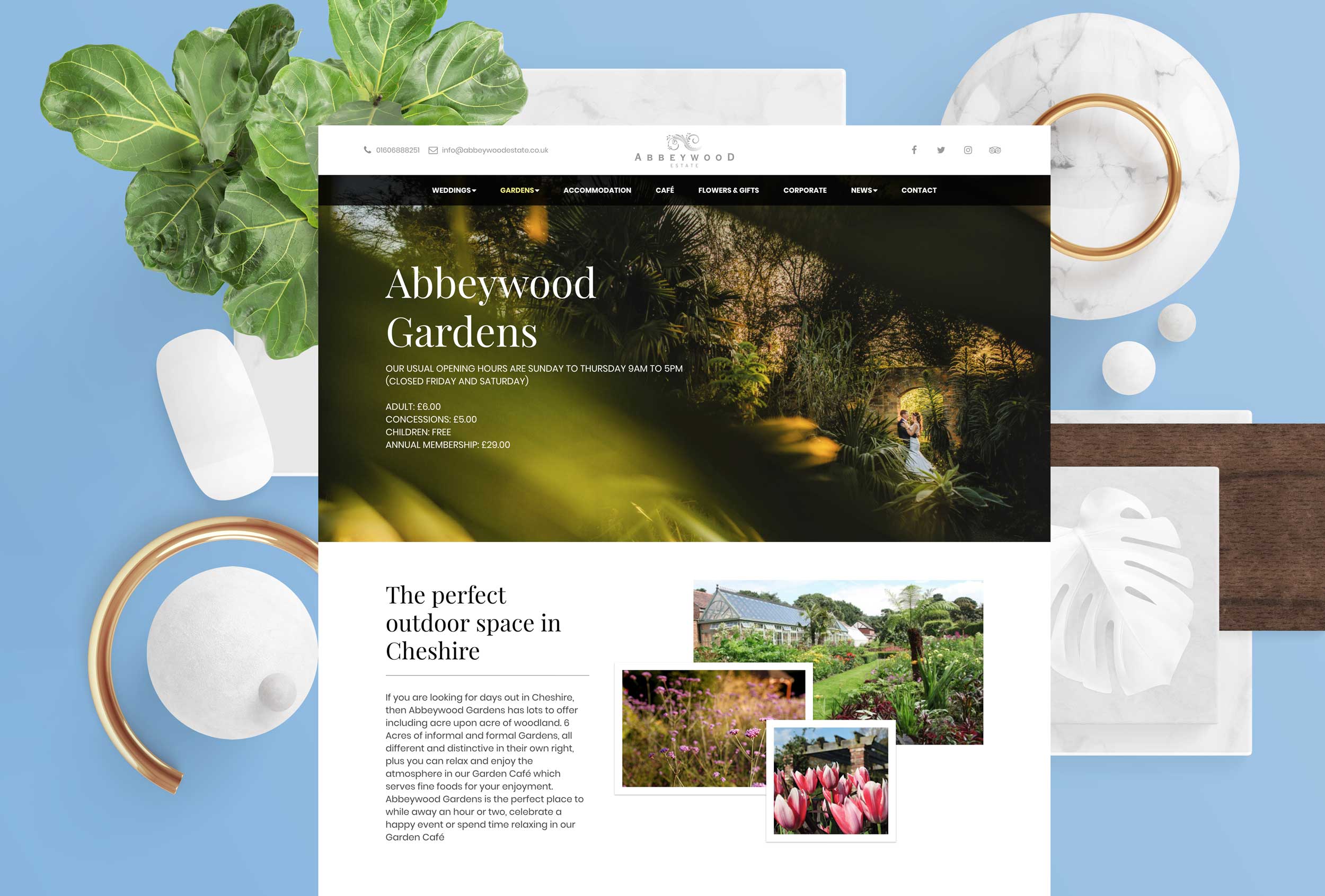 Brochure, website and marketing strategy for Abbeywood Estate