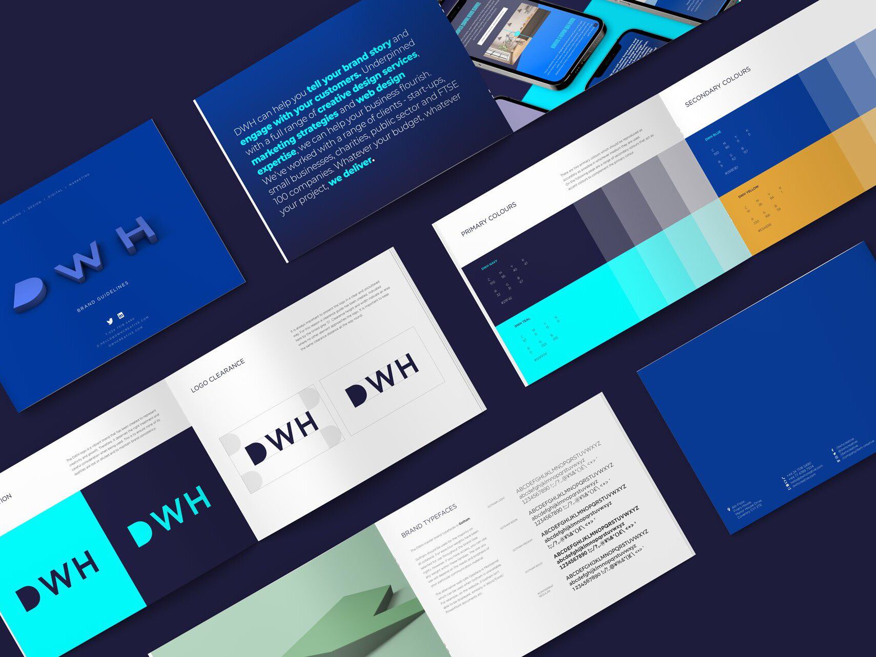 Rebranding a brand agency: Creating DWH’s new identity