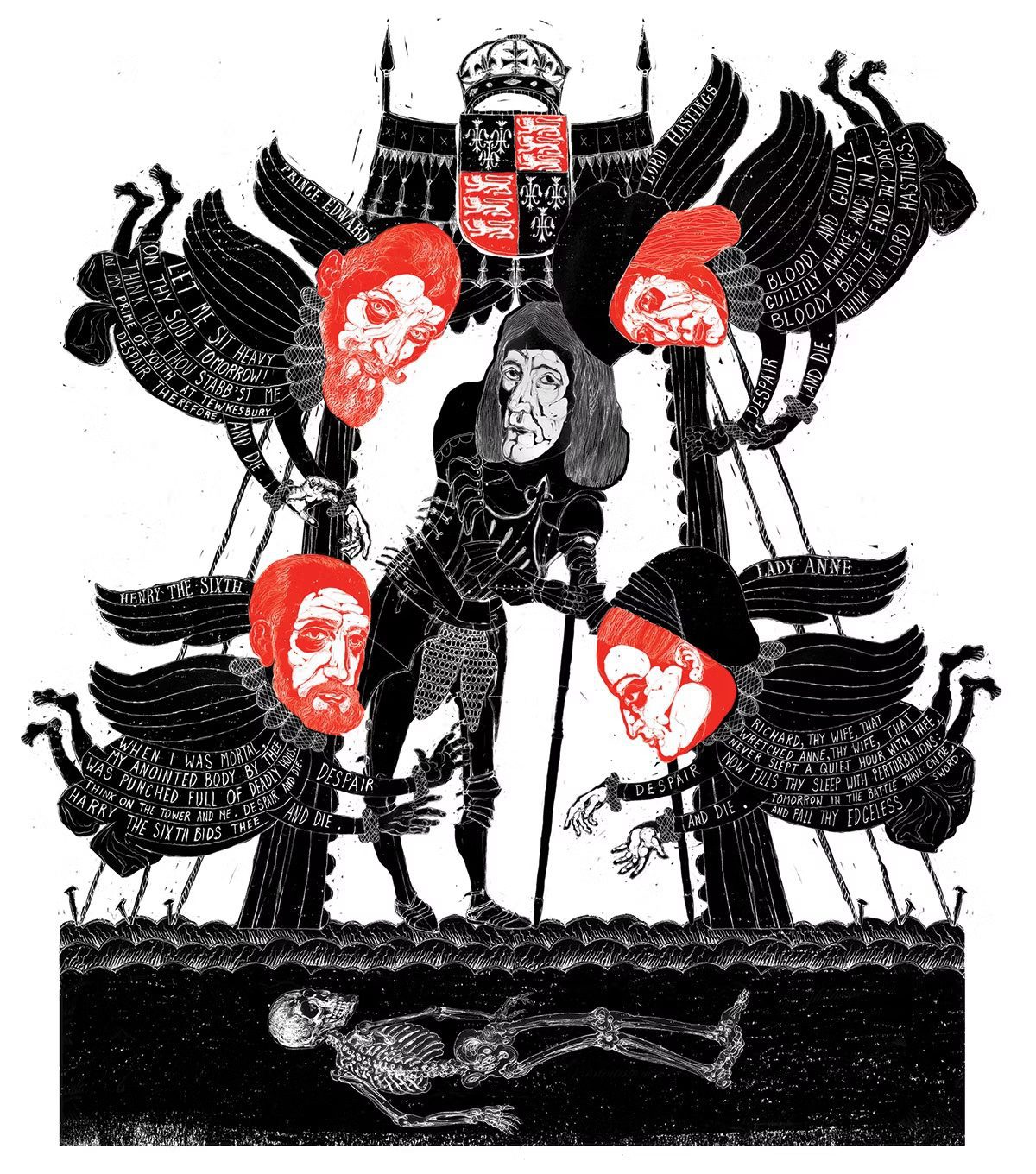 Neil Packer creates illustrations for new Shakespeare edition