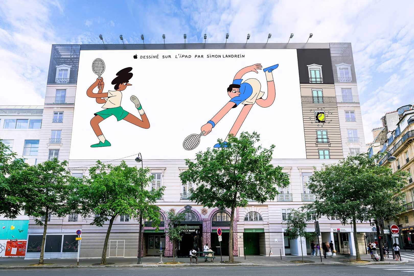 For Apple, Simon Landrein depicts a summer of sports