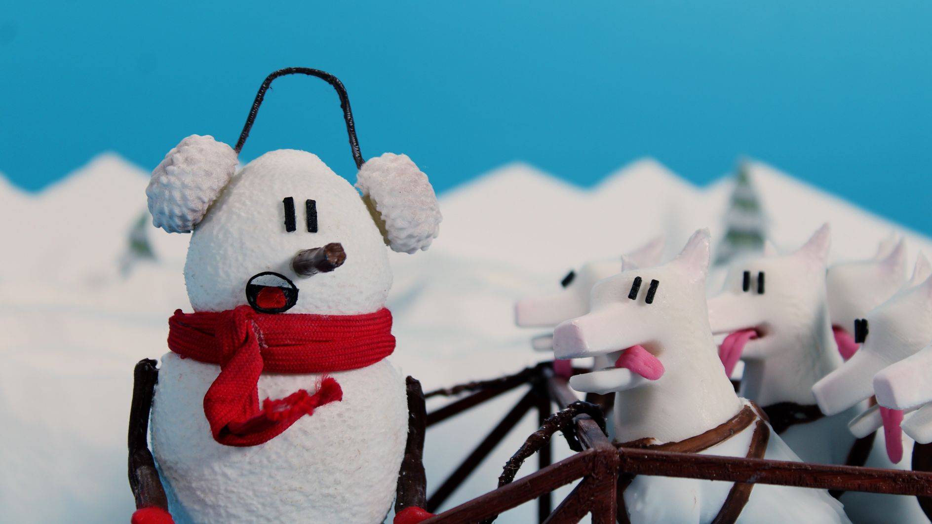 Homemade stop-motion by the family A Christmas movie is released on streaming services worldwide