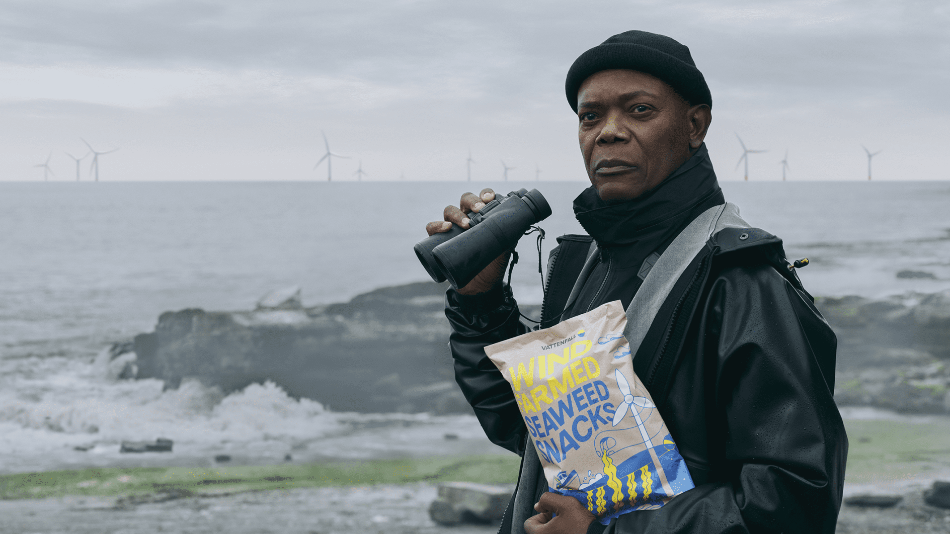 Samuel L. Jackson is now promoting... seaweed snacks? And yes, he still says 'motherf*cking'