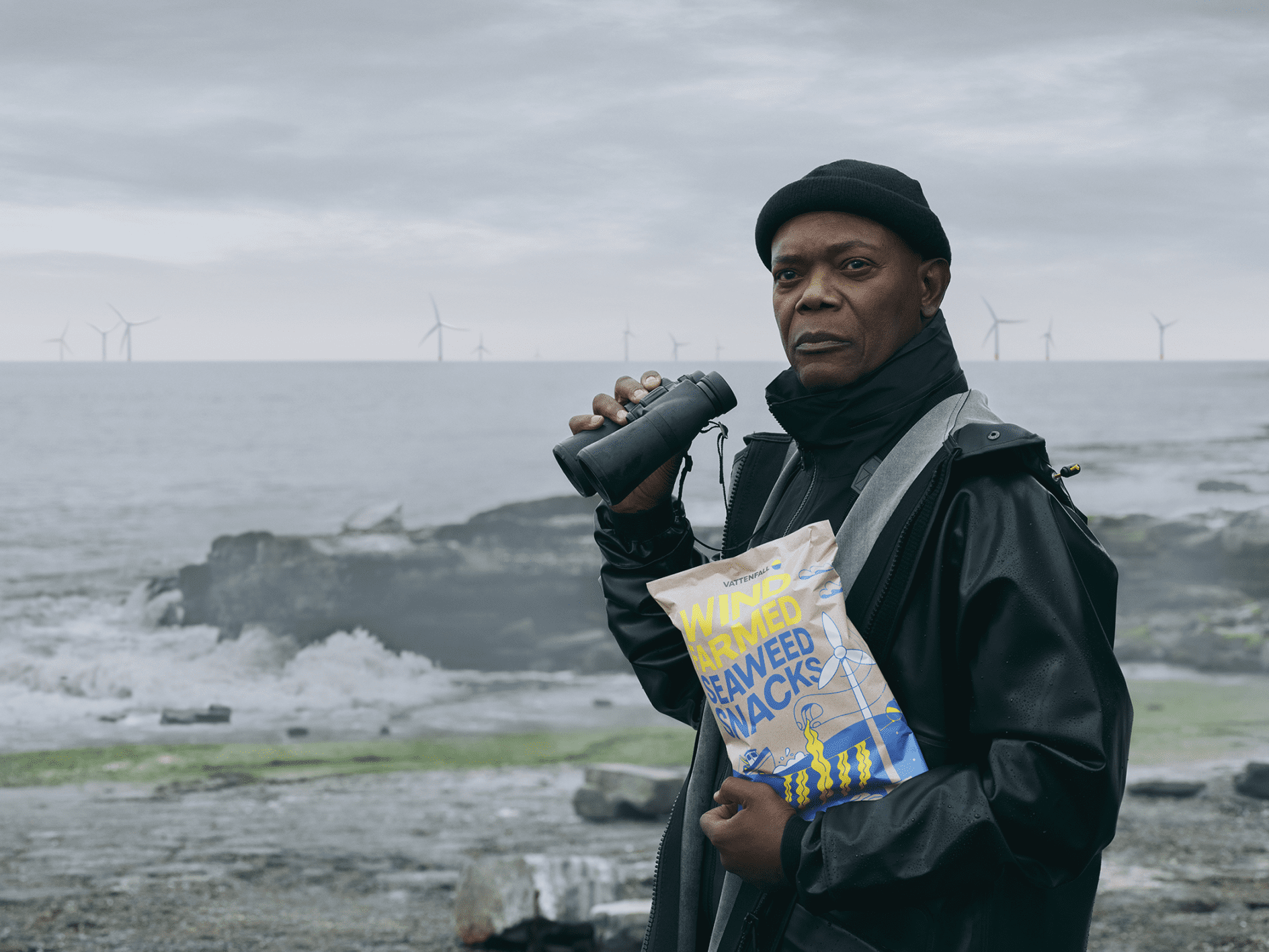 Samuel L. Jackson is now promoting... seaweed snacks? And yes, he still says 'motherf*cking'